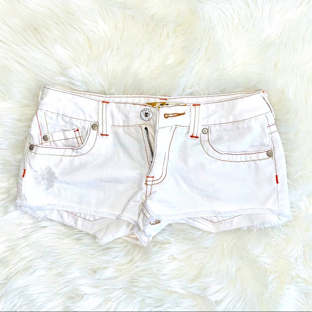 ROXY white denim short size 1